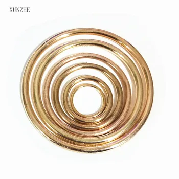 XUNZHE 10buc fără Sudură de Metal inel de etanșare (15-60)mm placat cu aur rucsac Guler Cablajului inel sac de Piese de Schimb, Accesorii 1
