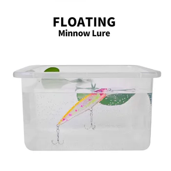 1buc Pescuit Nada Floating Minnow 11cm/13.4 g Colorate Bionic Plastic Greu Momeli Crankbaits Pescuit Accesorii en-Gros 1