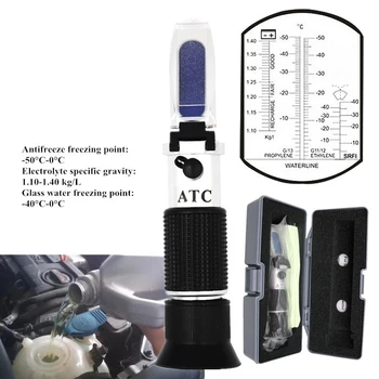 4 în 1 Masina de Automobile Antifreez Baterie Lichid Refractometru Uree Adblue Sticlă Punct de Congelare de Apă Tester Tools 1