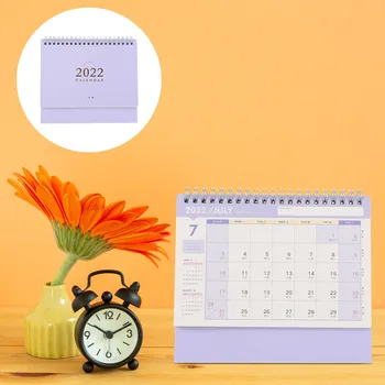 1 BUC Stil Simplu 2022 Calendar de Birou Decorative Calendar de Birou Mic Acasă Calendar Desktop Decor Calendar Decor Acasă 1