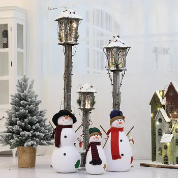 micro Truce fabric Cumpara online Crăciun din lemn retro simulare stil Nordic far luminos decor  mall familie decorare casa din lemn de lumină de stradă | De crăciun ~  www.magazinuldan.ro