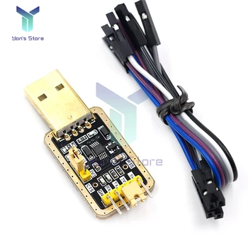 Mini CH340 RS232 USB to TTL Modul Convertizor de Port Serial 3.3 V/5V cu Indicator de Putere pentru Set-up Box/Router Firmware Upgrade