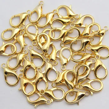 50PC Metal Extensibil Cleme Carlige Mini Bijuterii Brățări Accesorii Colier DIY Face Găsirea Manuală Craft Supplies Cârlige de Aur 1