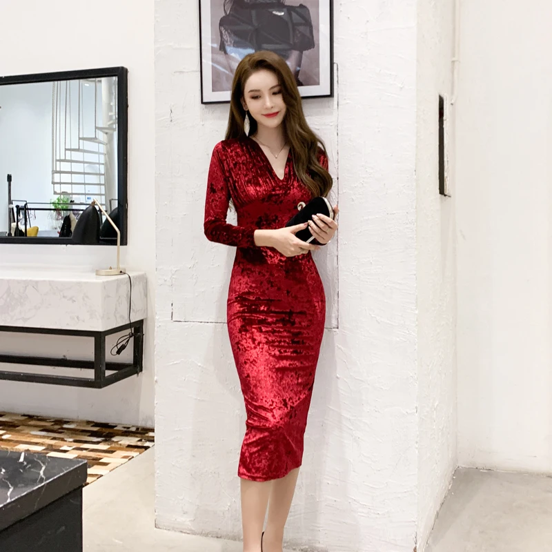 Cumpara online Harajuku Femeie Rochie de Seara Toamna anului 2021 de Moda Haine de Toamna Coreea de Rochii pentru Femei Rochii Lungi pentru Femei Îmbrăcăminte de Y2k | Îmbrăcăminte pentru femei ~