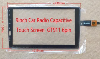 9inch Radio Auto MP5 Universal Ecran Tactil Capacitiv GT911 6pini 229*130mm 2