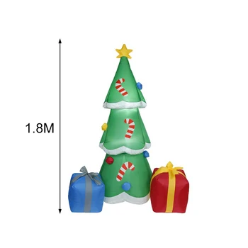 Gonflabile De Crăciun Copac Mare Stralucitoare De Crăciun Decorare Copac Prop Cadou Pentru Interior Exterior 2