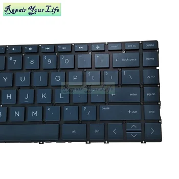 NE-tastatura Iluminata pentru HP Spectre X360 13-W 13-ag 13-aE 13-AC NE qwerty Laptop-uri tastaturi albastru piese de schimb HPM16N83 2