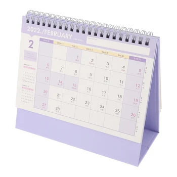1 BUC Stil Simplu 2022 Calendar de Birou Decorative Calendar de Birou Mic Acasă Calendar Desktop Decor Calendar Decor Acasă 2