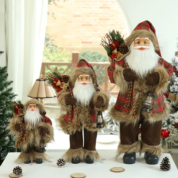 Mos Craciun Decoratiuni de Craciun pentru Casa de Anul Nou cadouri pentru Copii 60/45/30cm Crăciun Figurine Fereastra Ornamente Navidad 2