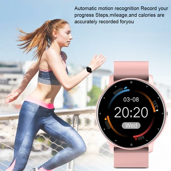 ZL02 Ceas Inteligent Oameni Complet Tactil de Fitness Tracker Tensiunii Arteriale Ceas Inteligent Femei GTS Smartwatch pentru Xiaomi iPhone 2