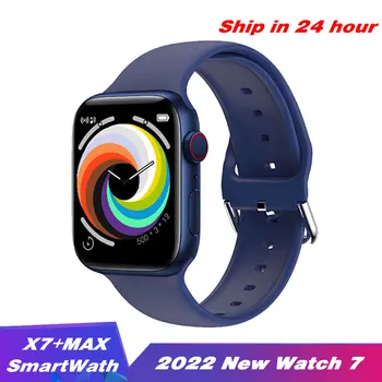 Cele mai noi IWO 14 Ceas 7 X7+MAX Smartwatch 1.75 inch Butonul de Spin Bărbați Femei apelare Bluetooth Ceas Sport mai Bine decât X8 MAX W37 IWO 13 2