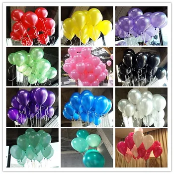 10buc/lot 10inch 1,5 g de Naștere/Nunta de Aprovizionare Latex Pearl Metalic Baloane Colorate Petrecere Latex Air Baloon/Ballon jucărie pentru Copii 2