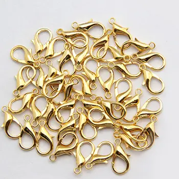 50PC Metal Extensibil Cleme Carlige Mini Bijuterii Brățări Accesorii Colier DIY Face Găsirea Manuală Craft Supplies Cârlige de Aur 2