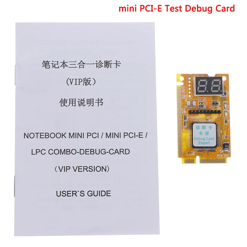 3 in 1 Mini PCI/PCI-E LPC PC Laptop-ul Analizor de Tester de Diagnosticare Post de Card de Test Imagine 3