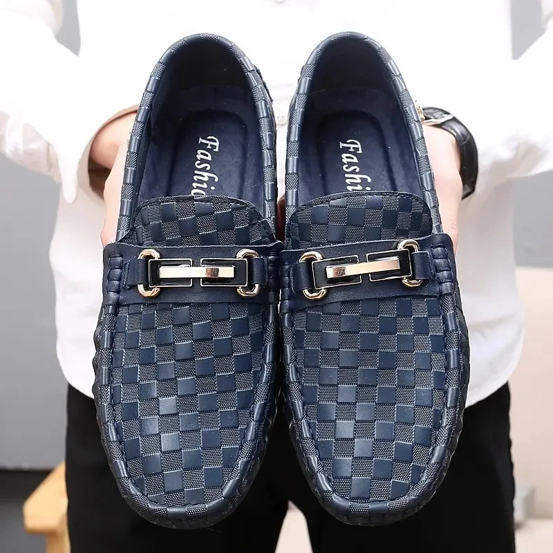 Cumpara online YRZL Design Bărbați Mocasini Slip-on de Conducere Pantofi Model Pătrat de Piele Barbati Casual Mocasini 2022 Dimensiuni Mari Mocasini pentru Barbati | Noi ~ www.magazinuldan.ro